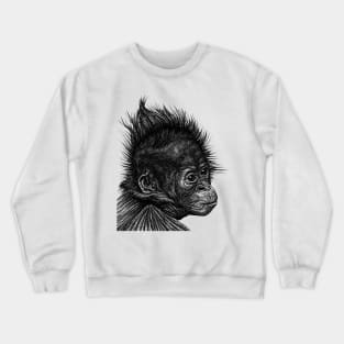 Baby orangutan monkey Crewneck Sweatshirt